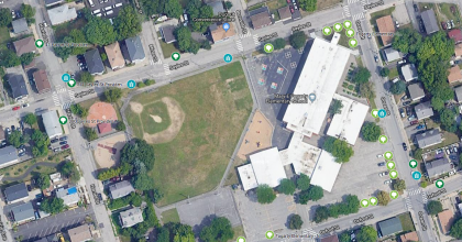 Lower South Providence: Tree Planting Map