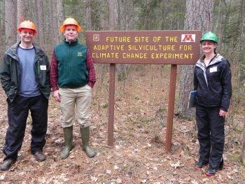 ASCC Project Investigators Chris Swanston, Brian Palik, and Linda Nagel