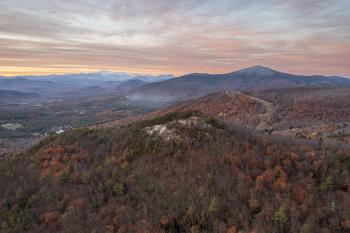 Green Hills Preserve tucked within the Mt. Washington Valley landscape (credit: Jeff Lougee)