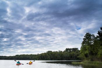 Kremer Lake in the Chippewa National Forest, within the Laurentian project area. Photo credit: Trust for Public Land. 