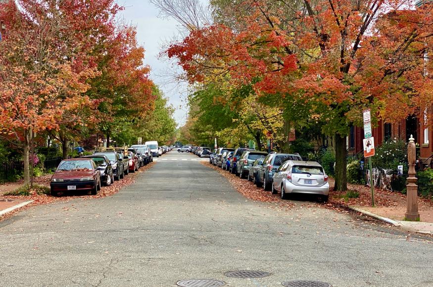 Capitol Hill in the Fall.