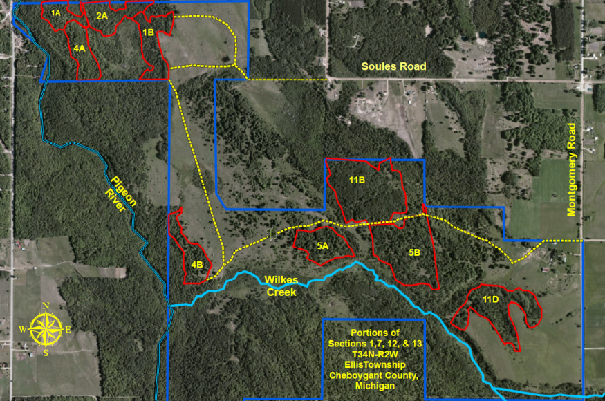Timber harvest started with units 11B and 5B on the map below.  