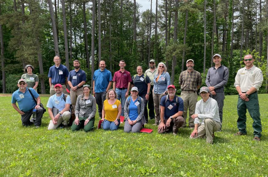 Group Photo at the Ohio Hills ASCC workshop. Photo Credit: Jacob Muller, University of Kentucky